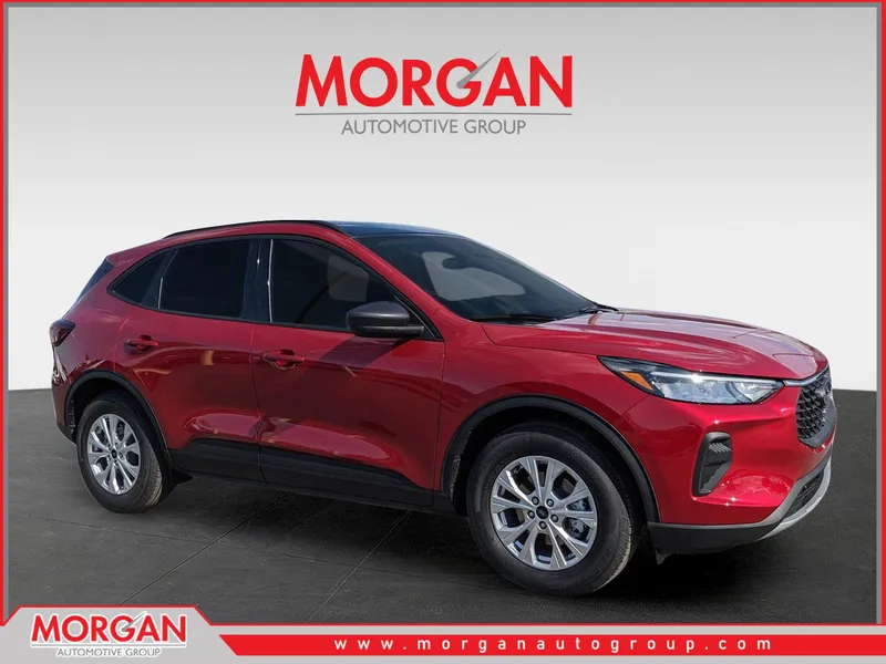 2026 Ford Escape Active in Red — front three-quarter view