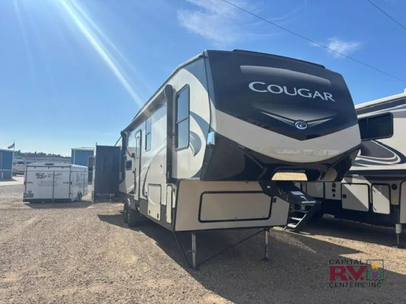 2018 Keystone RV Cougar — front three-quarter view