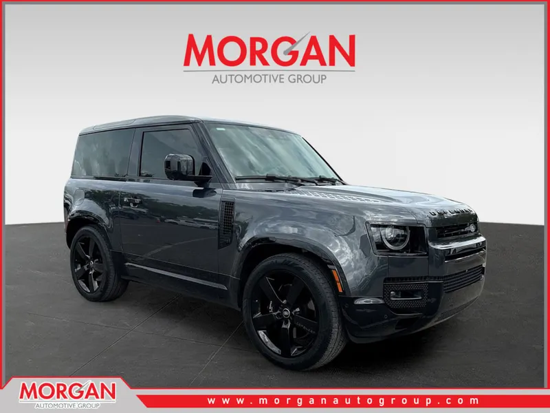 2023 Land Rover Defender Carpathian Edition in Carpathian Gray Premium Metallic — front three-quarter view