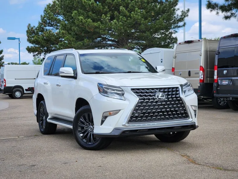2023 Lexus GX GX 460 Premium in White Pearl — front three-quarter view