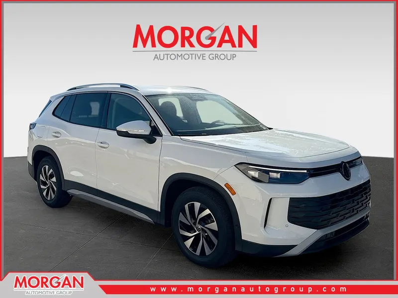 2026 Volkswagen Tiguan S in White — front three-quarter view