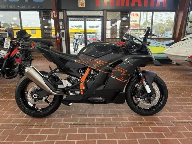 2026 KTM 990 RC R — front three-quarter view