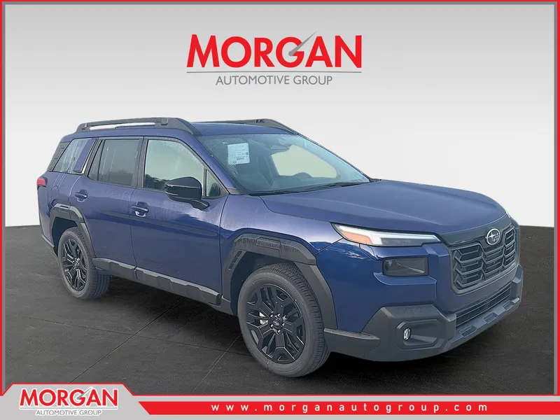 2026 Subaru Outback Limited XT in Sapphire Blue Pearl — front three-quarter view