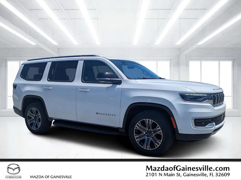 2024 Jeep Wagoneer Series II in White — front three-quarter view