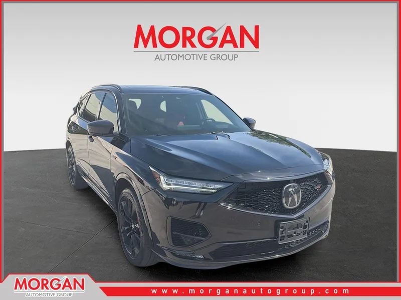 2024 Acura MDX Type S w/Advance Package in Black — front three-quarter view