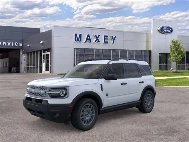 2026 Ford Bronco Sport Big Bend® in Space White Metallic — front three-quarter view