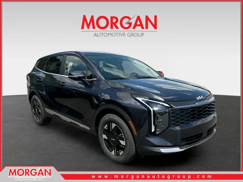2026 Kia Sportage LX in Gray — front three-quarter view