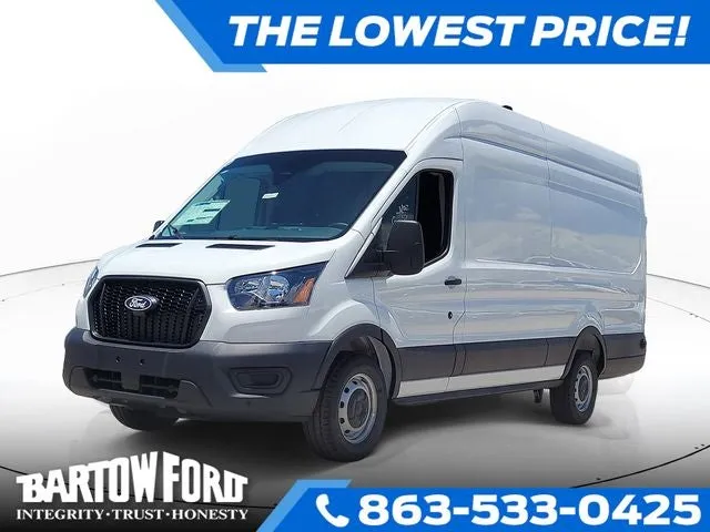 2026 Ford Transit-250 Base in Oxford White — front three-quarter view