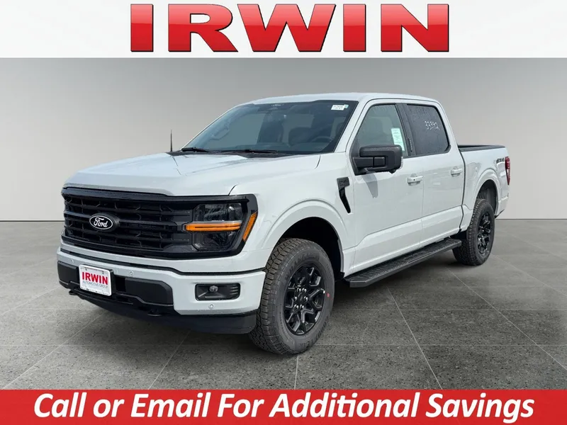 2026 Ford F-150 XLT in Gray — front three-quarter view