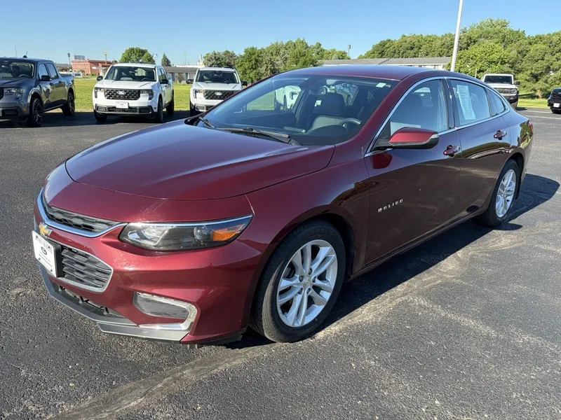 2016 Chevrolet Malibu LT FWD in Butte Red Metallic — front three-quarter view
