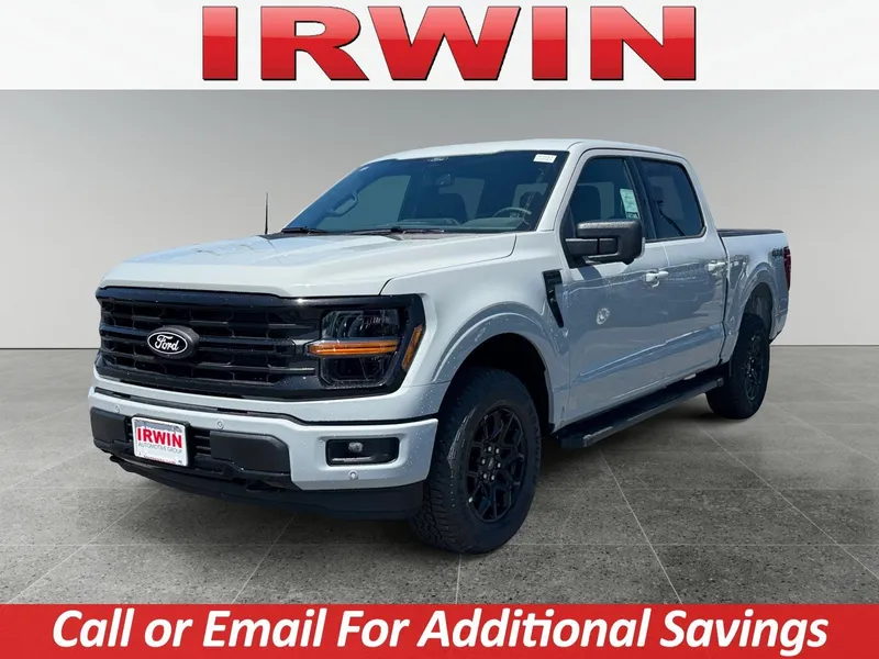 2026 Ford F-150 XLT in Gray — front three-quarter view