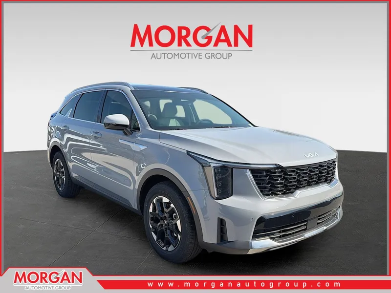 2026 Kia Sorento S in Wolf Gray — front three-quarter view