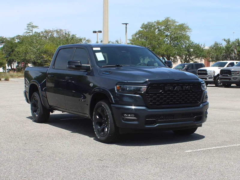 2026 RAM 1500 Big Horn in Forged Blue Metallic Exterior Paint — front three-quarter view