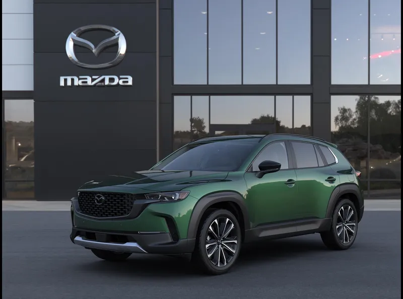 2026 Mazda Mazda CX-50 2.5 Turbo AWD in Cypress — front three-quarter view