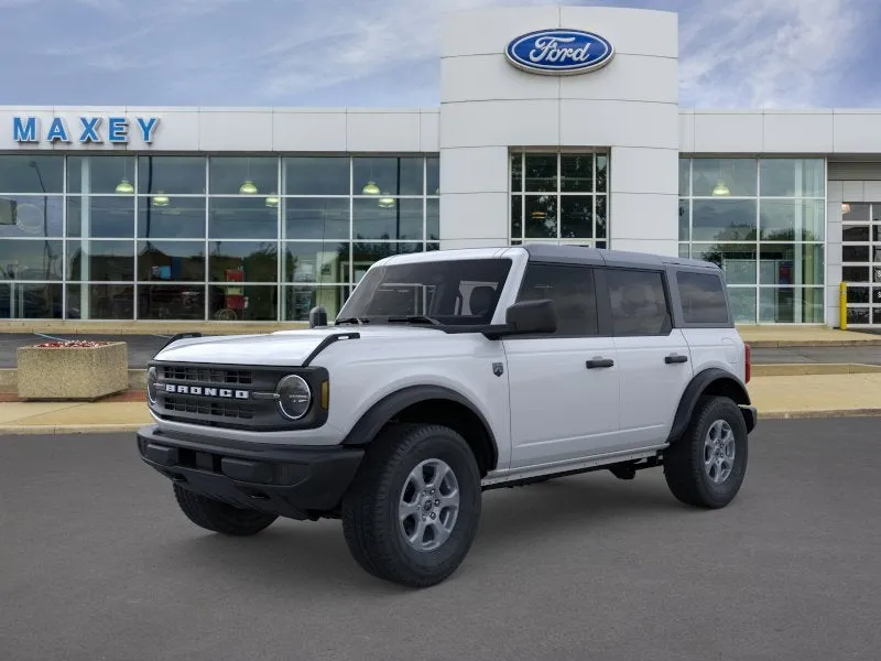 2026 Ford Bronco Big Bend® in Oxford White — front three-quarter view