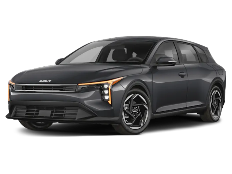 2026 Kia K4 EX in Snow White Pearl — front three-quarter view