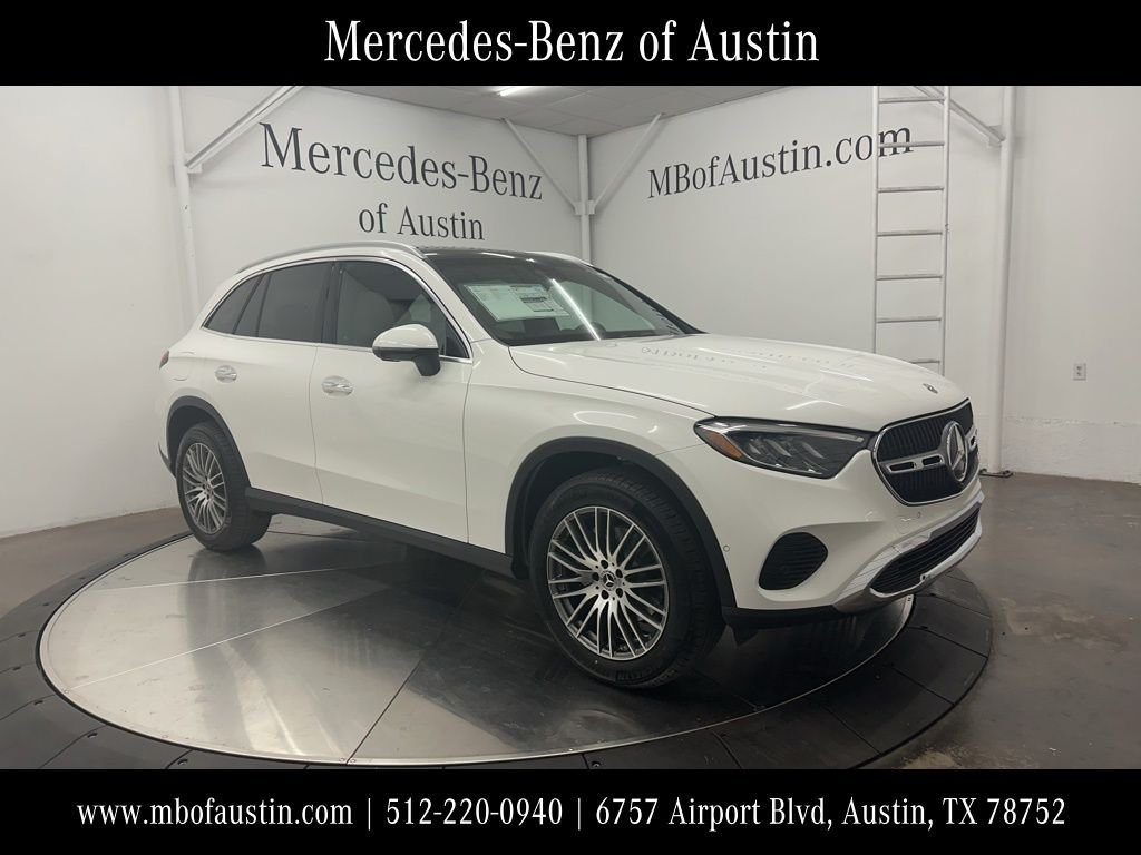 2026 Mercedes-Benz GLC 300 in White — front three-quarter view