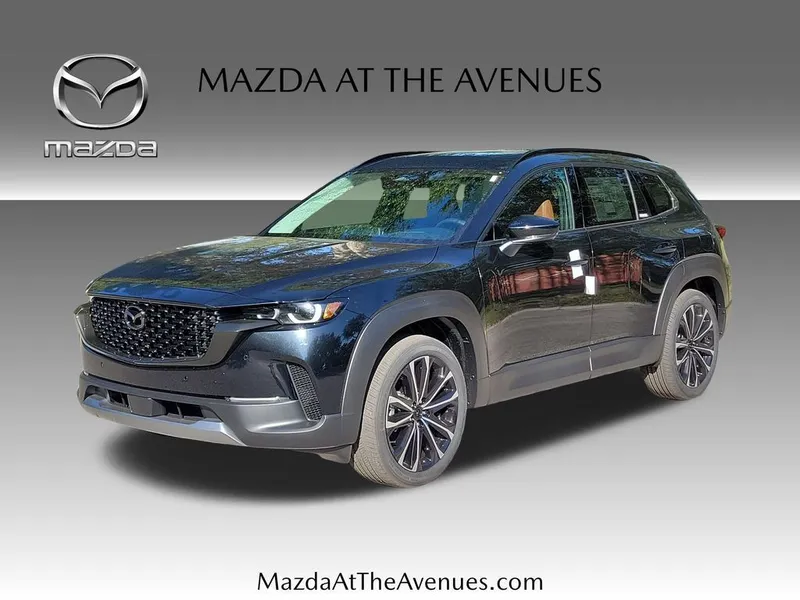 2026 Mazda CX-50 2.5 Turbo in Black — front three-quarter view