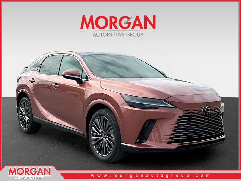 2026 Lexus RX 350 Luxury in Copper — front three-quarter view