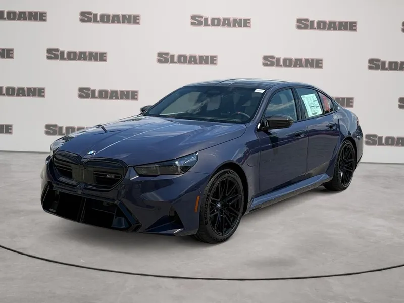 2027 BMW M5 Base in Sepia Metallic — front three-quarter view
