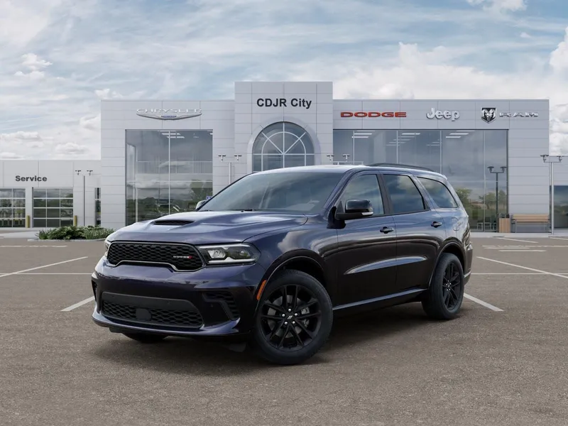 2026 Dodge Durango DURANGO GT PLUS AWD in Night Moves Exterior Paint — front three-quarter view