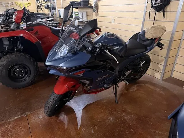 2026 Kawasaki Ninja® 500 — front three-quarter view