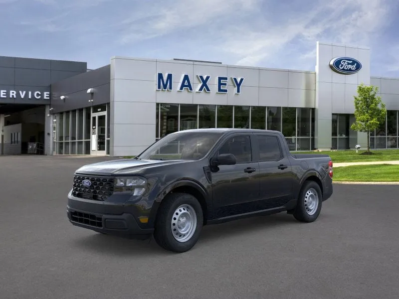 2025 Ford Maverick XL in Shadow Black — front three-quarter view