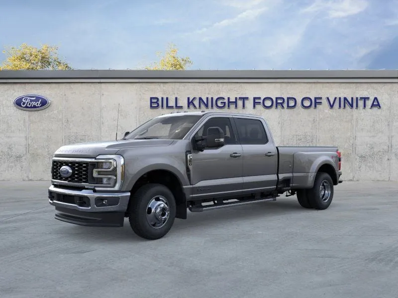 2026 Ford F-350SD Lariat DRW in Carbonized Gray Metallic — front three-quarter view