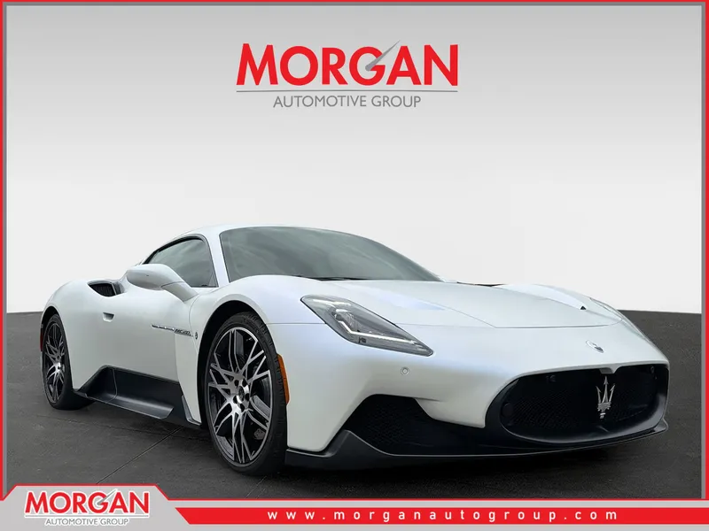 2022 Maserati MC20 Base in White — front three-quarter view