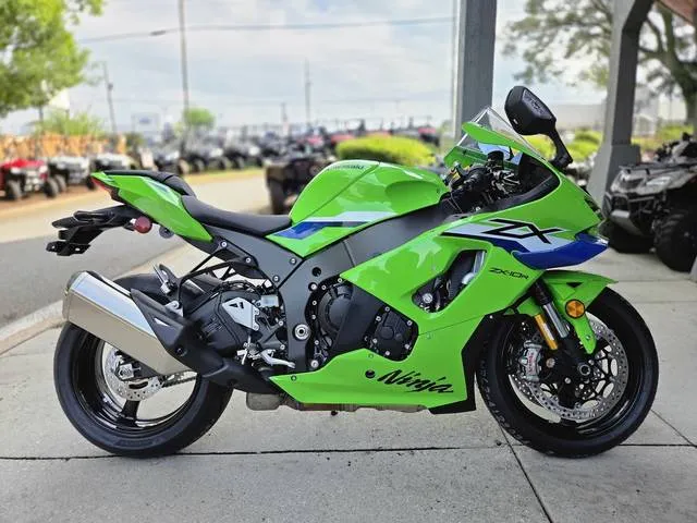 2026 Kawasaki NINJA® ZX™-10R ABS — front three-quarter view