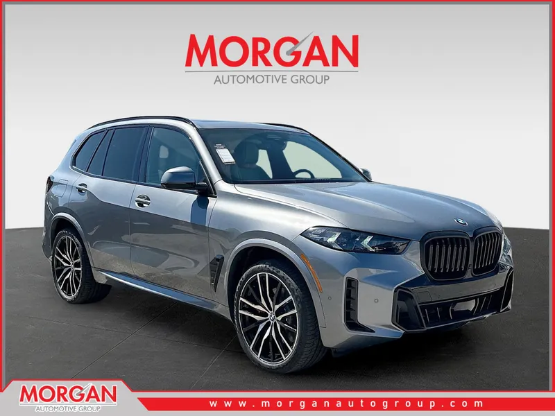 2026 BMW X5 sDrive40i in Skyscraper Grey Metallic — front three-quarter view