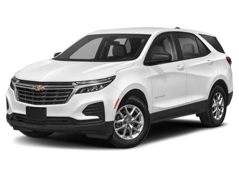 2022 Chevrolet Equinox LS in Iron Gray Metallic — front three-quarter view