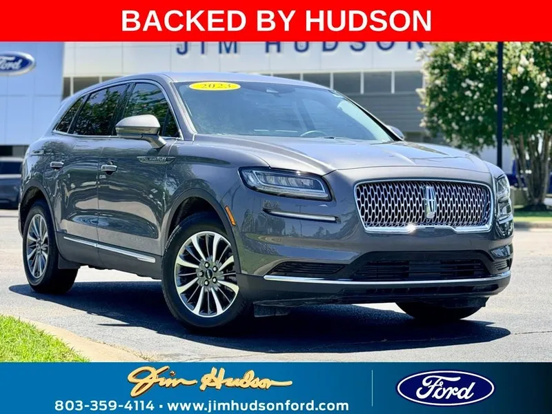 2023 Lincoln Nautilus Standard PREMIUM PACKAGE BLIND SPOT DETECTION LANE KEEP in Gray Metallic — front three-quarter view