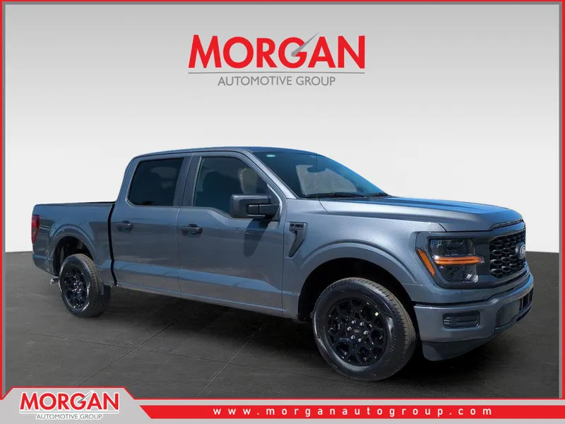 2026 Ford F-150 STX in Gray — front three-quarter view