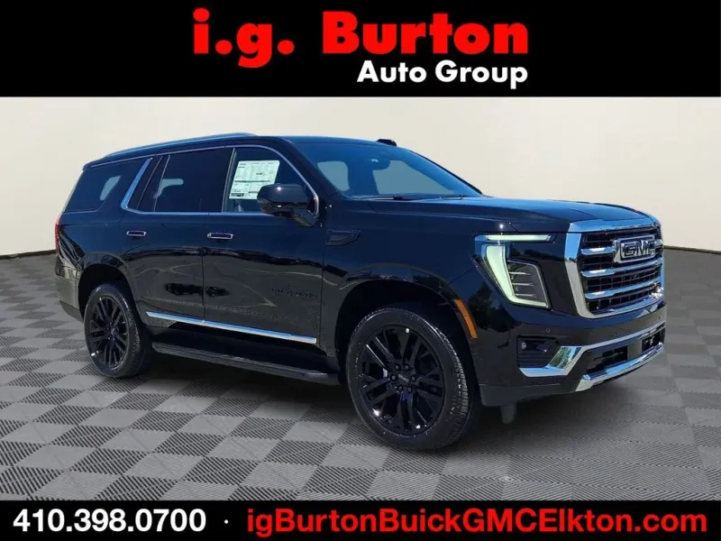 2026 GMC Yukon Elevation in Onyx Black — front three-quarter view