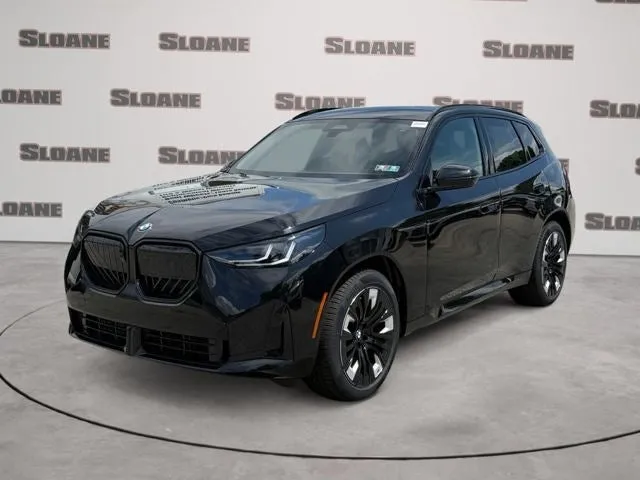 2026 BMW X3 30 xDrive in Black Sapphire Metallic — front three-quarter view