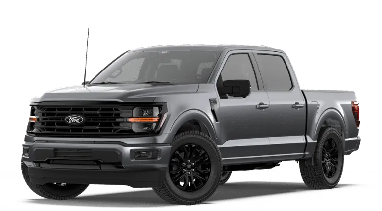 2026 Ford F-150 XLT in Carbonized Gray — front three-quarter view