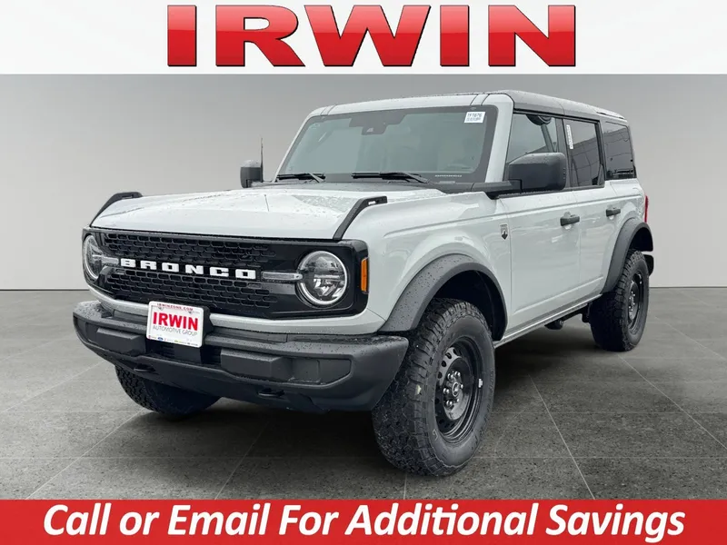 2026 Ford Bronco Big Bend in Gray — front three-quarter view