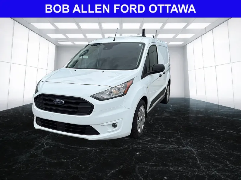 2022 Ford Transit Connect Van XLT in Frozen White — front three-quarter view
