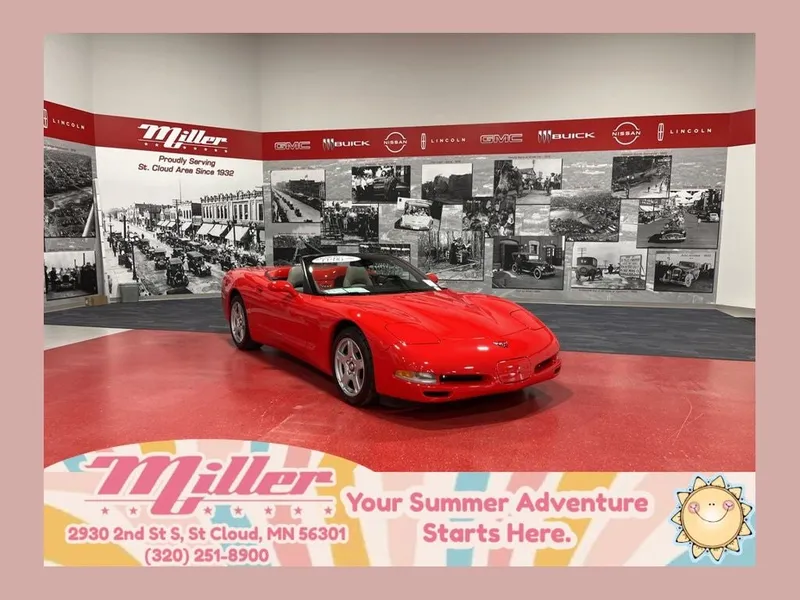 1999 Chevrolet Corvette Base in Torch Red — front three-quarter view