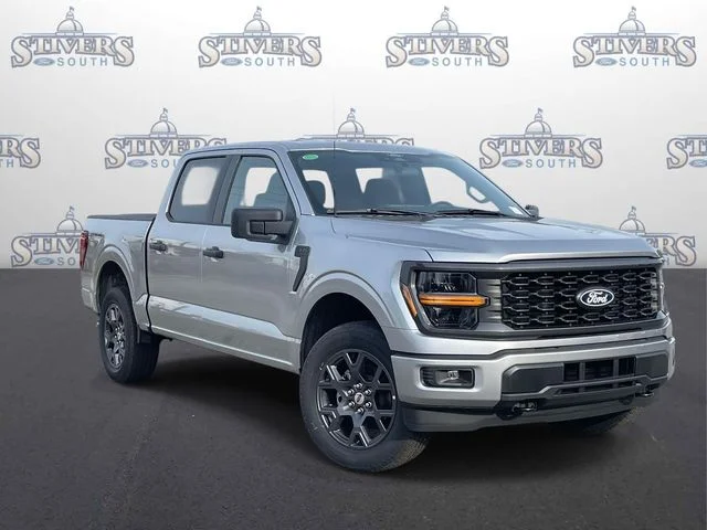 2026 Ford F-150 STX in Silver — front three-quarter view