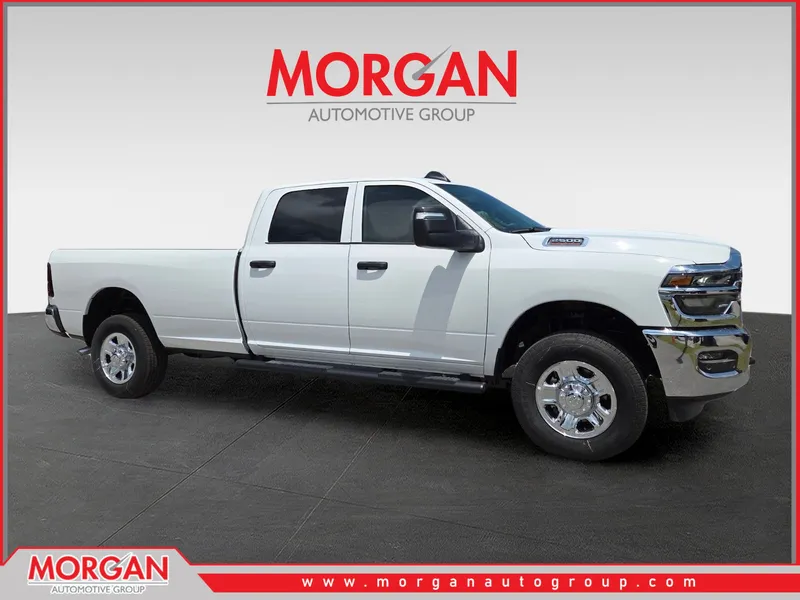 2026 Ram 2500 Tradesman in White — front three-quarter view