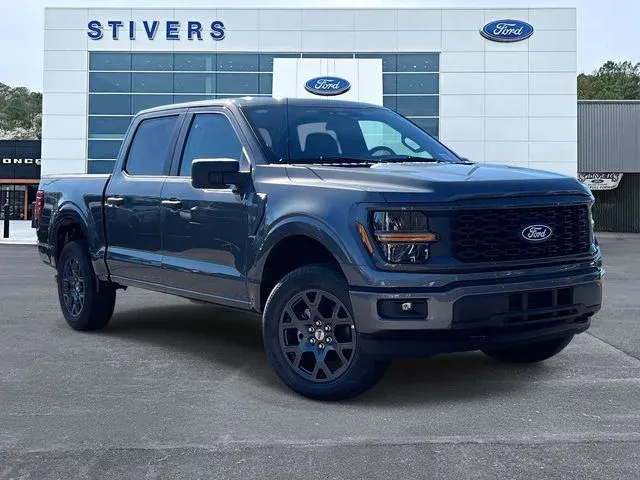 2026 Ford F-150 STX in Carbonized Gray Metallic — front three-quarter view