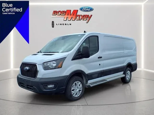 2024 Ford Transit Base in Oxford White Yz — front three-quarter view