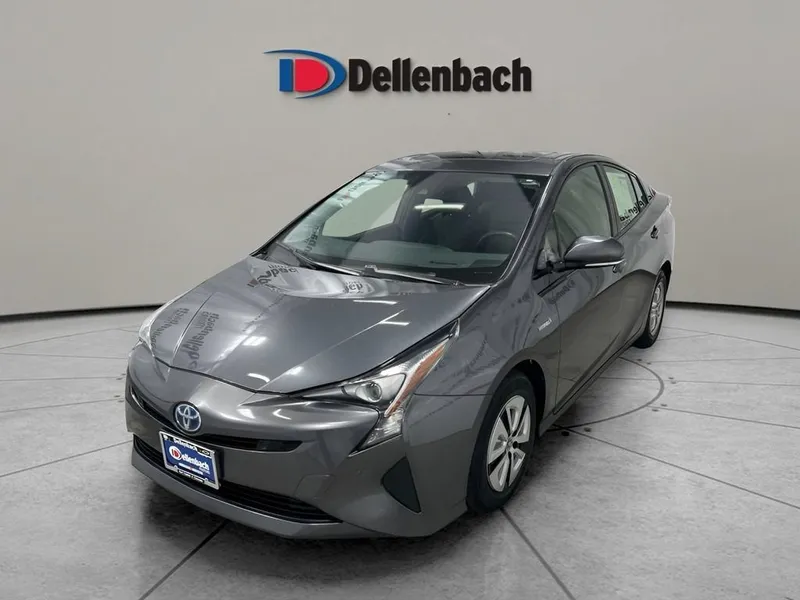 2018 Toyota Prius Two in Magnetic Gray Met — front three-quarter view