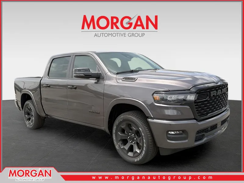 2026 Ram 1500 Big Horn/Lone Star in Gray — front three-quarter view
