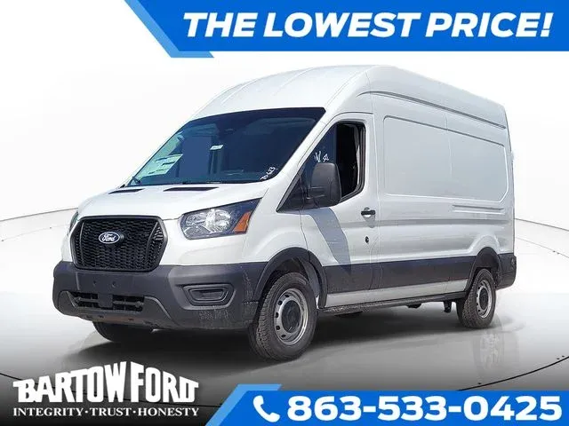 2026 Ford Transit-250 Base in Oxford White — front three-quarter view