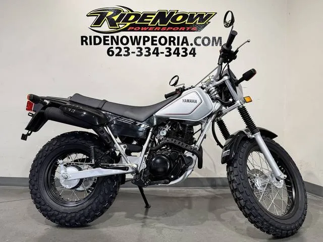 2027 Yamaha TW200 — front three-quarter view