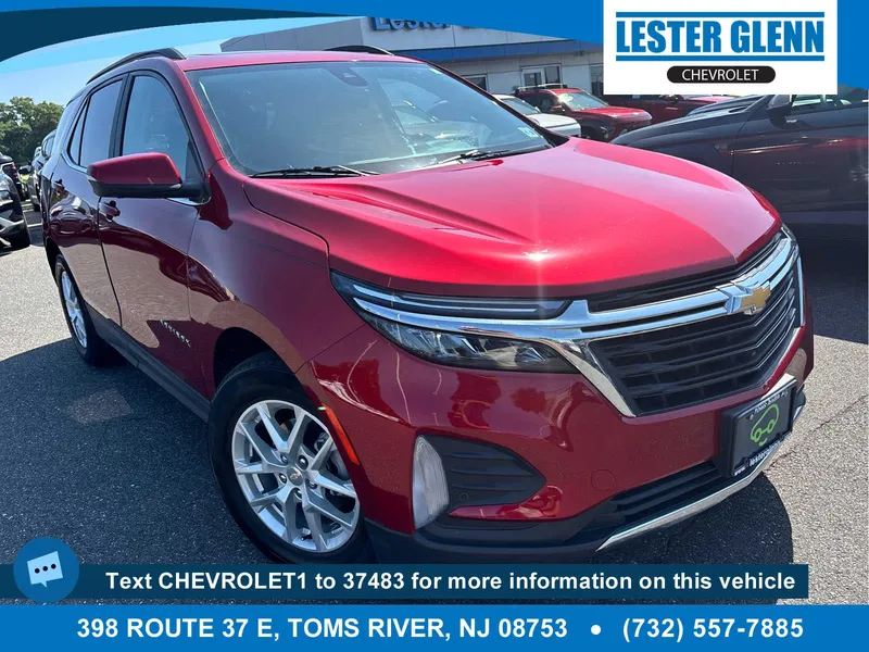 2024 Chevrolet Equinox LT in Radiant Red Tintcoat — front three-quarter view