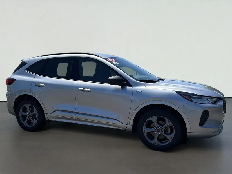 2023 Ford Escape ST-Line in Silver — front three-quarter view